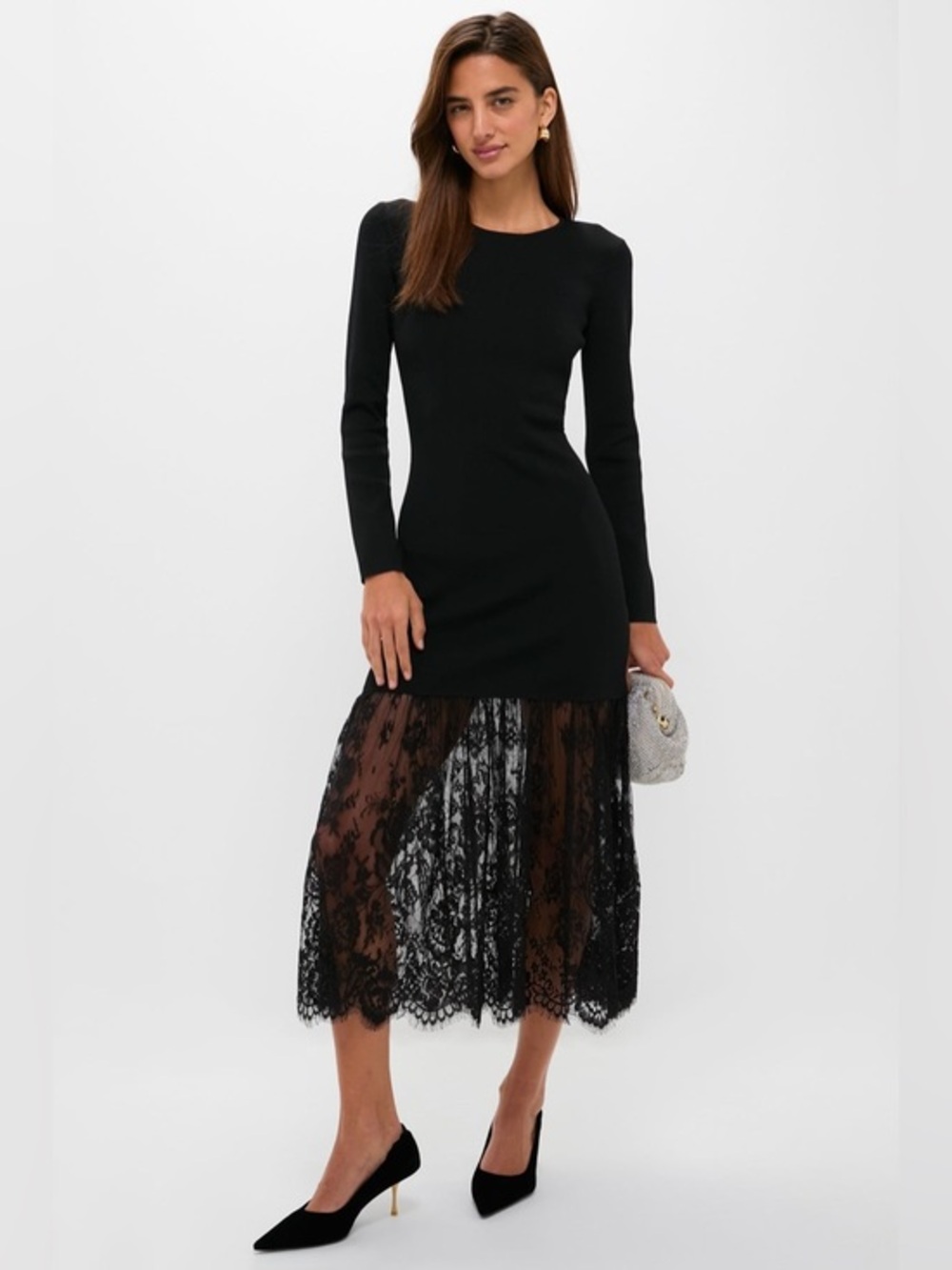 Tuckernuck NWT HYACINTH HOUSE
Black Knit Giavanna Maxi Dress Black Size Small